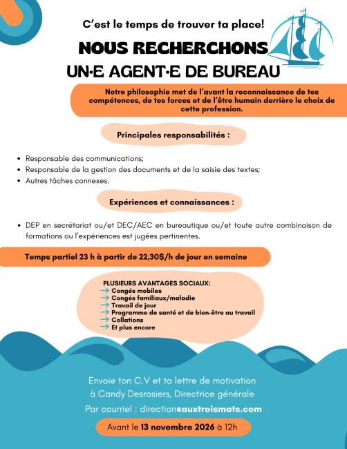 Offre d'emploi