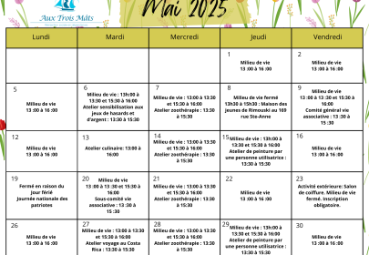 Programmation Mai